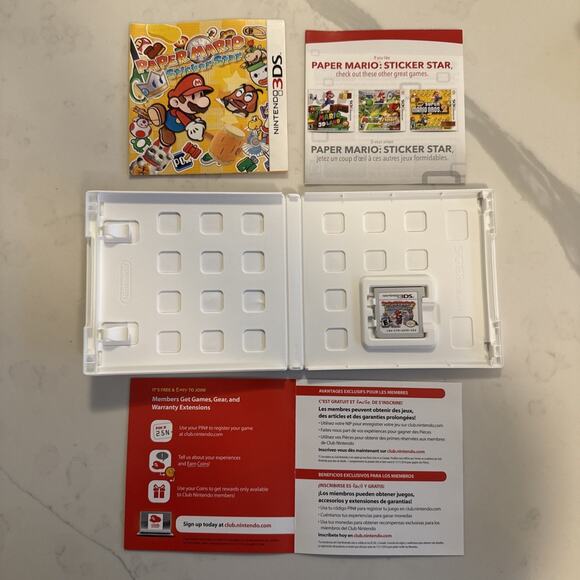 Paper Mario Sticker Star (Nintendo 3DS, 2012) CIB - Picture 4 of 7